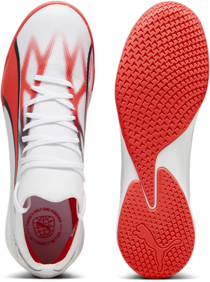 PUMA Herren Ultra Match It Fussballschuh 46 EU Puma White Puma Black Fire Orchid, 46 EU Puma White P