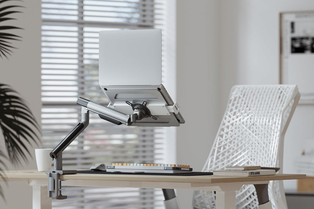 Notebookhalterung für 12 13 15 17 Zoll Notebooks für Monitorhalterungen mit VESA 75 Office-LTH3SL