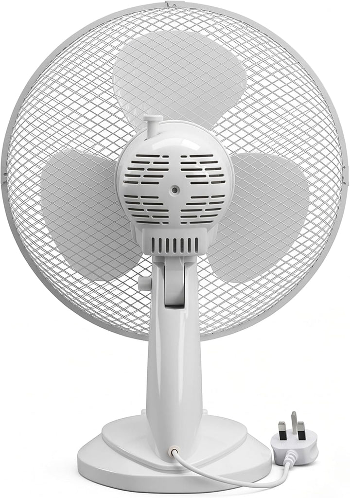 Tischventilator 30 cm mit EnergySilence 3 Geschwindigkeitsmodi 90° Oszillation 40° Neigung hochwerti