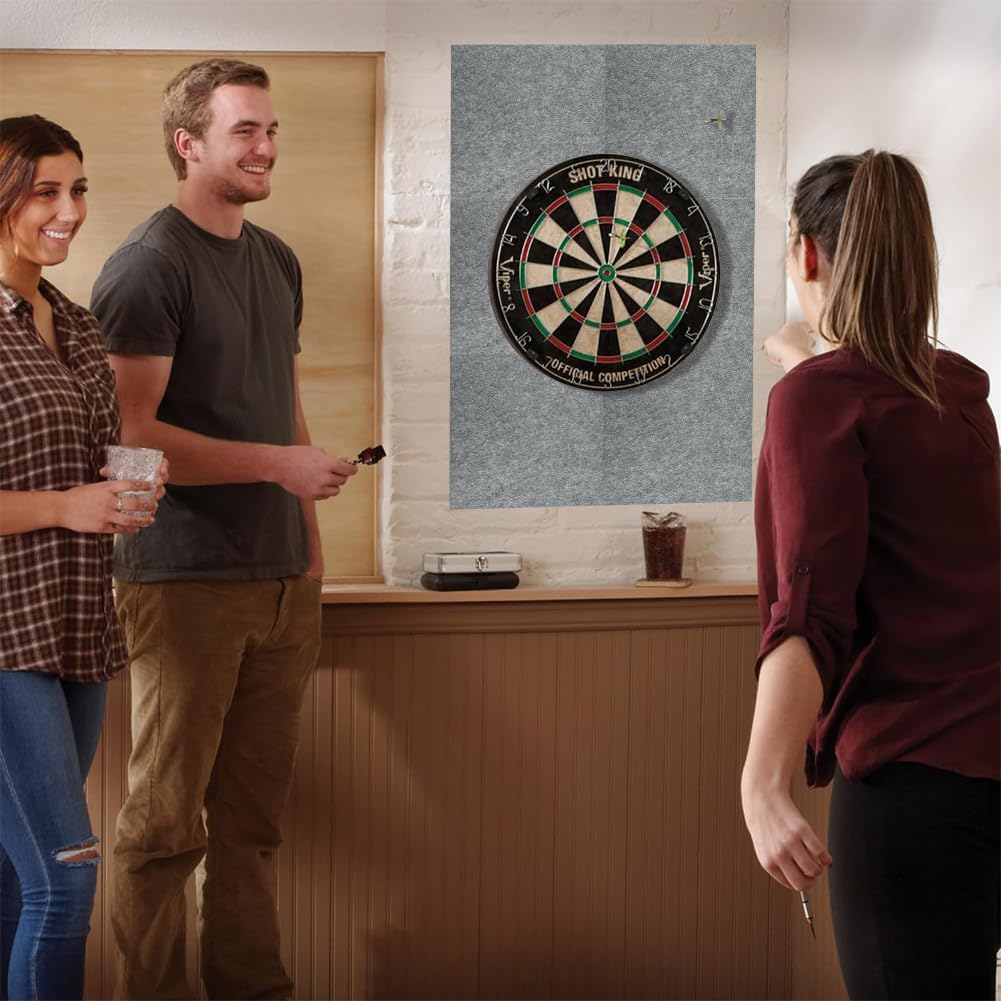 Dartboard-Wandschutz, Dart Wandschutz aus Filz, Dartboard-Umrandung, Selbstklebend, Gespleisste Wand