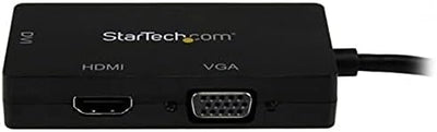 StarTech.com Mini DisplayPort Adapter (1920x1200/1080p, Reiseadapter, mDP auf VGA, HDMI oder DVI, 3-