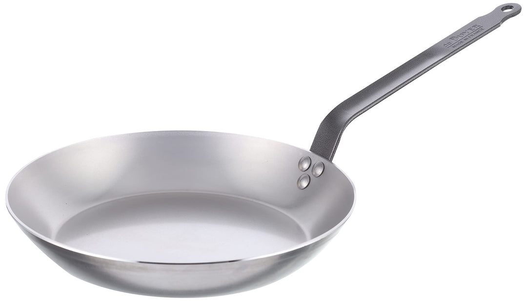 De Buyer - Bratpfanne CARBONE PLUS aus Carbonstahl -mit Gegengriff - 30 cm Durchmesser - 5110.30