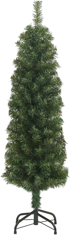 vidaXL Künstlicher Weihnachtsbaum Schlank mit Ständer Tannenbaum Christbaum Dekobaum Kunstbaum Weihn