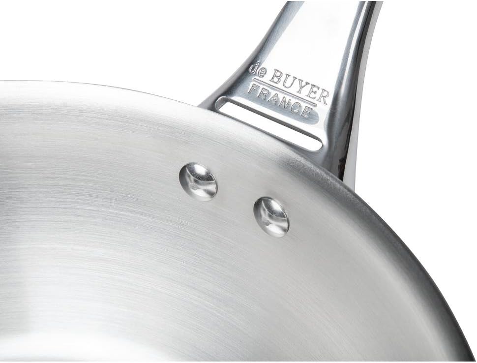 DeBuyer De Buyer Affinity Schmorpfanne, gewölbt, grau, Diamètre 24 cm, 3736.24 20.3 x 23.9 x 7.9 cm,