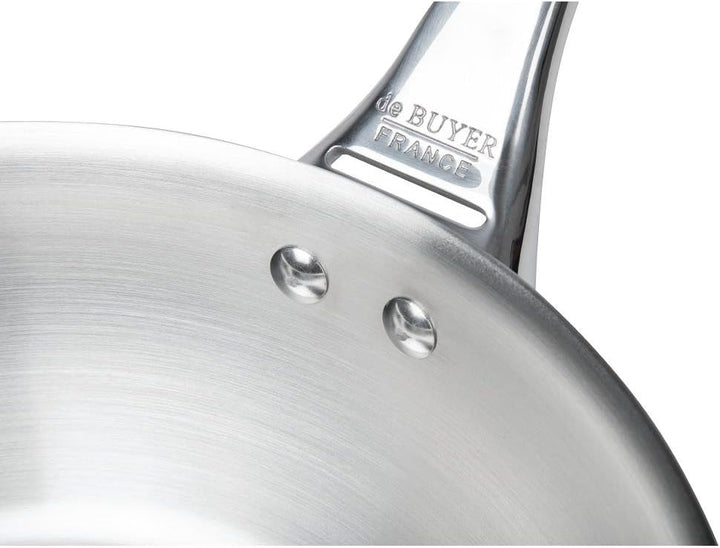 DeBuyer De Buyer Affinity Schmorpfanne, gewölbt, grau, Diamètre 24 cm, 3736.24 20.3 x 23.9 x 7.9 cm,