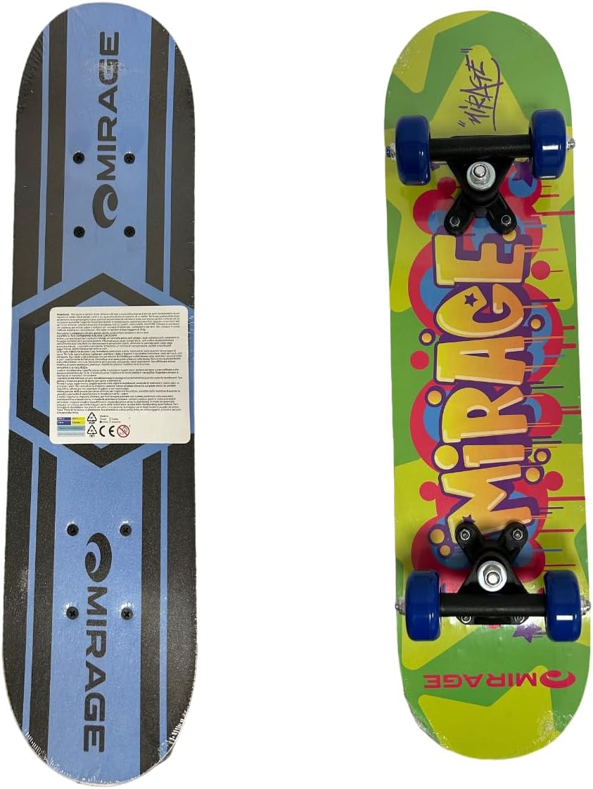 Skateboard für Kinder Skate für Kinder, 60 cm, Skateboard für Kinder, Skateboard aus Holz, komplett