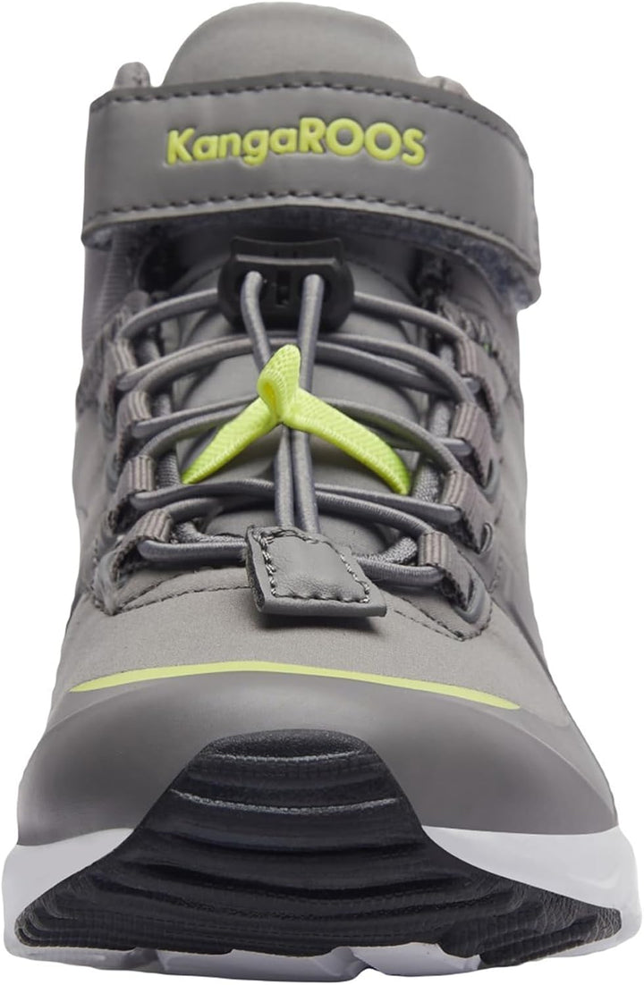 KangaROOS Unisex Kinder Kx-Hydro Sneaker 27 EU Ultimate Grey Limetta, 27 EU Ultimate Grey Limetta