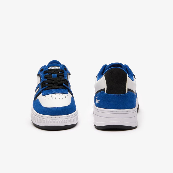 Lacoste Herren 46sma0051 Sneaker 45 EU Weiss Blau X96, 45 EU Weiß Blau X96