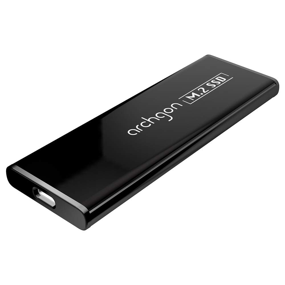 Archgon C50, Externe SSD M.2-240GB, USB 3.1, Gen 2 (Type-C), schwarz 240GB C503K, 240GB C503K