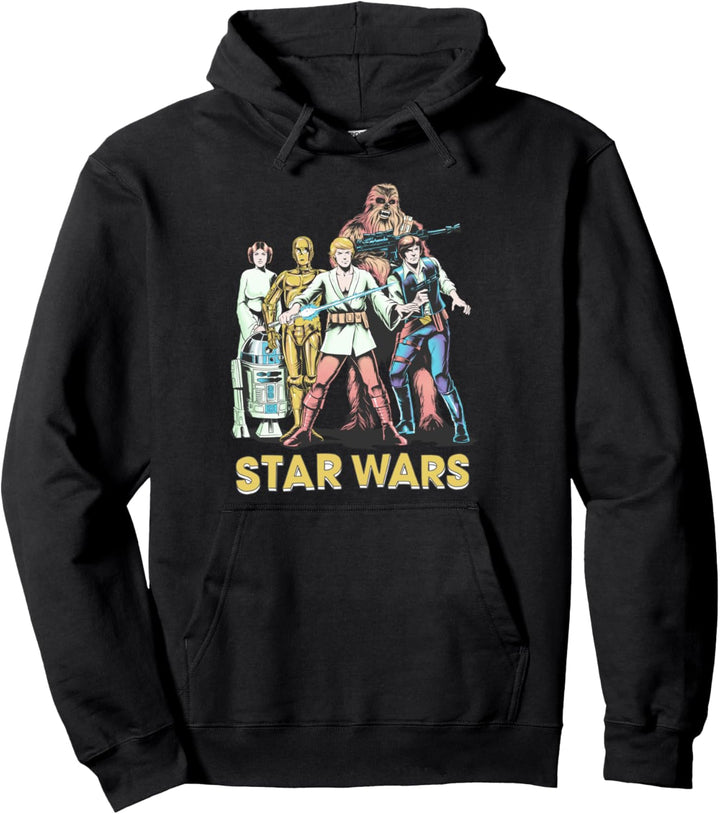 Star Wars Retro Hope Group Pullover Hoodie