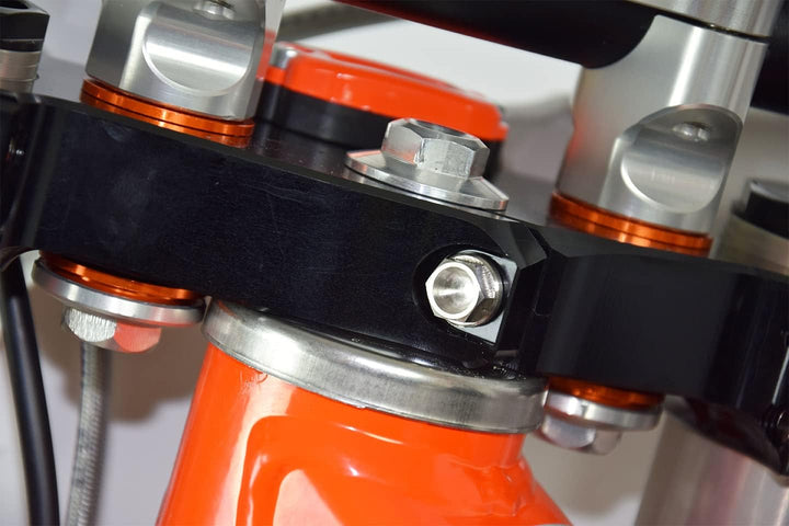 SCAR GUMMI KILLER kompatibel mit KTM SX SXF 125 150 250 350 450 690 ENDURO R SMC-R 16-26 - Orange Al