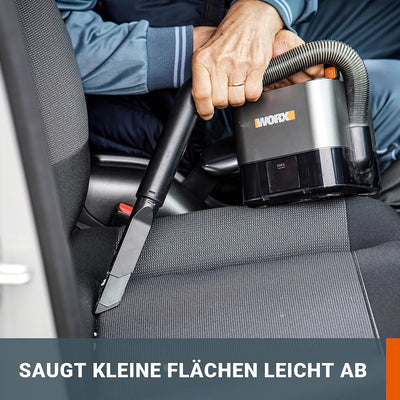 WORX 18V (20V Max) Akku-Handstaubsauger, Cube Vac, WX030, PowerShare, Starke Saugkraft, kompakt und