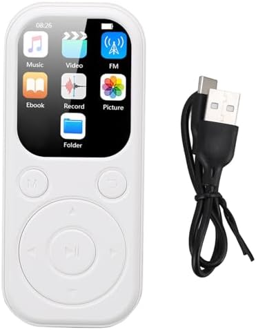 MP3 -Player mit Bluetooth 5.4, HiFi Tragbarer Musikplayer mit 3,5 -mm -Kopfhörer -Jack, 2.01in IPS -