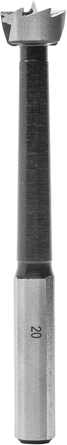 ENT 40420 Multi-Spur-Bit metrisch - Durchmesser (D) 20 mm, NL 70 mm, GL 130 mm, S 12,7 mm mit 3 Fläc