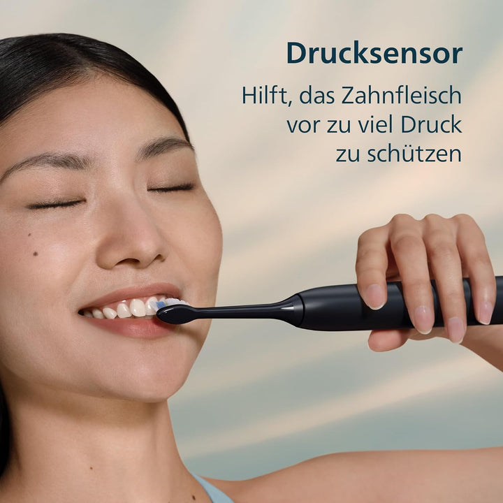 Philips Sonicare 5300 elektrische Zahnbürste, Schallzahnbürste mit 2 Intensitätsstufen, Andruckkontr