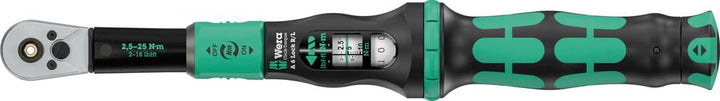 Wera 05075694001 Click-Torque Lock A 6 R/L Drehmomentschlüssel, einstellbar, Torque Lock Funktion, d