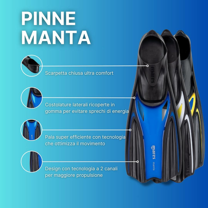 Flosse Mares Aquazone Manta, Schnorchelflosse Erwachsene – Unisex 36/37 Gelb, 36/37 Gelb