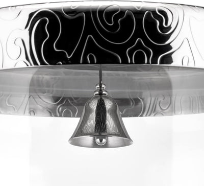 Alessi MW29 Dressed Keksdose aus Glas mit Glöckchen