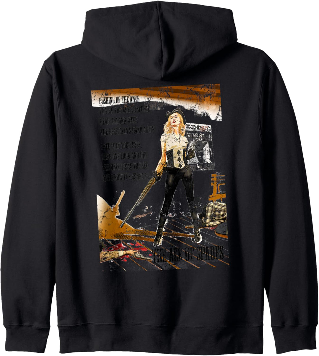 US Sony ATV Motörhead Mayhew Ace of Spades 01 weiss Kapuzenjacke