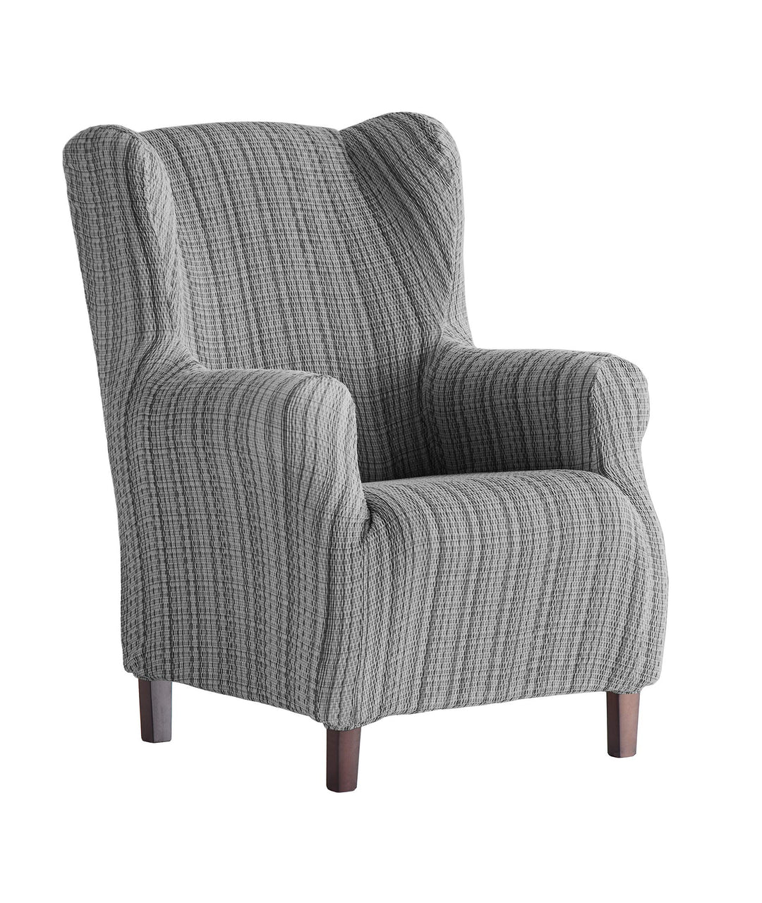 Martina Home Sesselhusse, elastisch Ohrensessel 33x42x8 cm grau Ohrensessel Grau, Ohrensessel Grau
