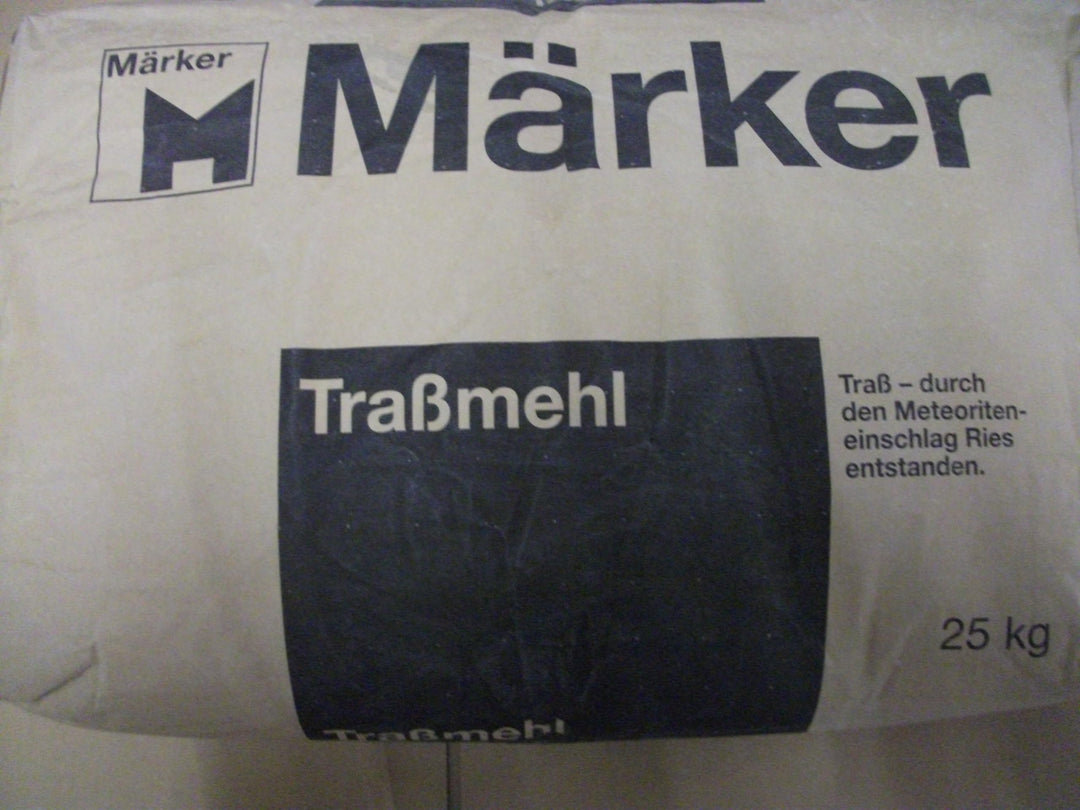 Trassmehl 25kg im Original Sack Suevit-Trass Körnung