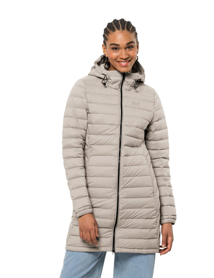 Jack Wolfskin Damen Glowing Mountain Coat W Coat S winter pearl, S winter pearl