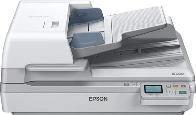 Epson DS-60000N Workforce Flachbettscanner (600x600 DPI, USB 2.0) weiss