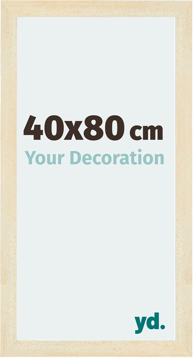 yd. Your Decoration - Bilderrahmen 40x80 cm - Bilderrahmen aus MDF mit Acrylglas - Antireflex - Ausg