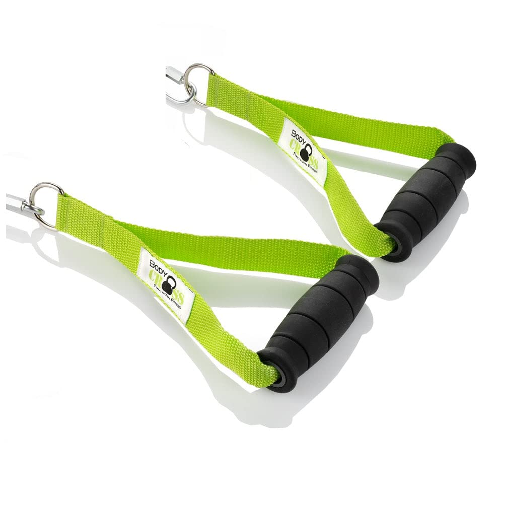 BodyCROSS Premium Handgriffe in Studioqualität | 2’er Set| geprüft, Zertifiziert & schadstofffrei |