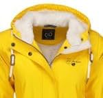 Dry Fashion Damen Regenmantel Malmö - Frauen Regenjacke Jacke mit Kapuze Lang Winddicht Wasserdicht