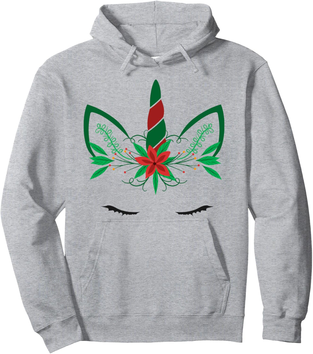 Einhorn-Weihnachtsgeschenke - Christmas Unicorn Gift Pullover Hoodie