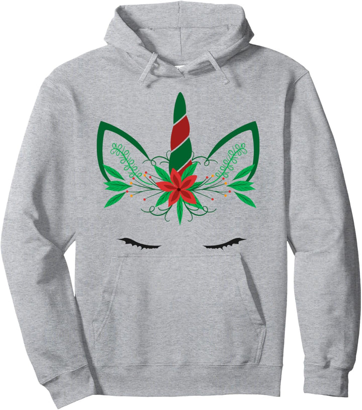 Einhorn-Weihnachtsgeschenke - Christmas Unicorn Gift Pullover Hoodie