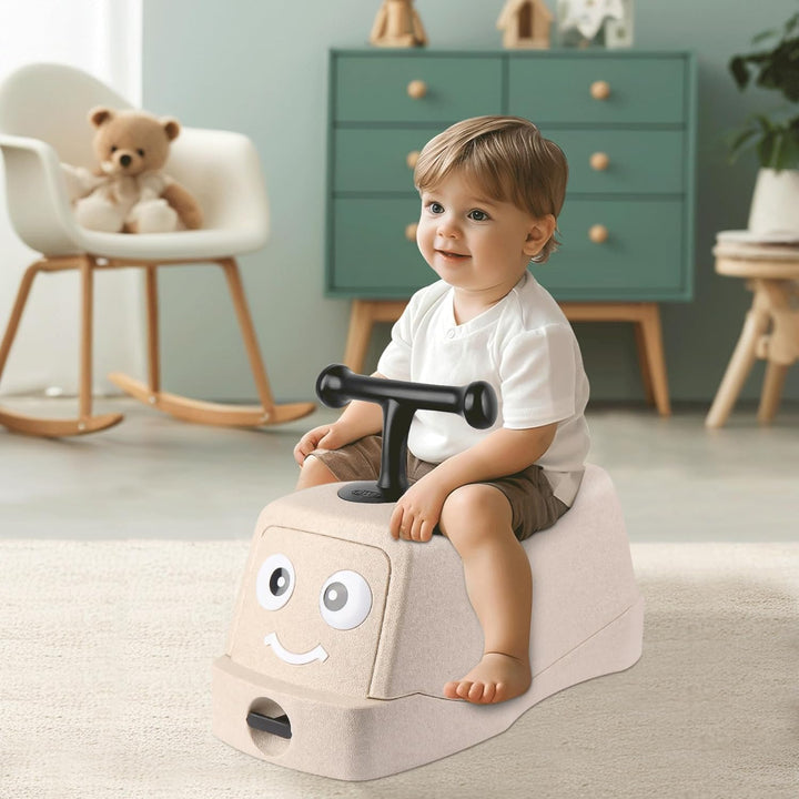 Supfine Rutschauto Baby Walker 5 in 1, EPP Babyrutscher mit Geräuschlosen Rädern, 52x22.5x24 cm, Bab
