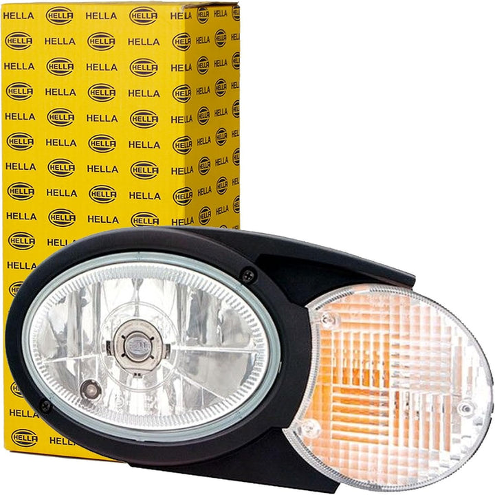 HELLA - Halogen-Hauptscheinwerfer - Combi 120 - 12/24V - 1EB 996 167-041 mit 12V Glühlampen und 2 Be