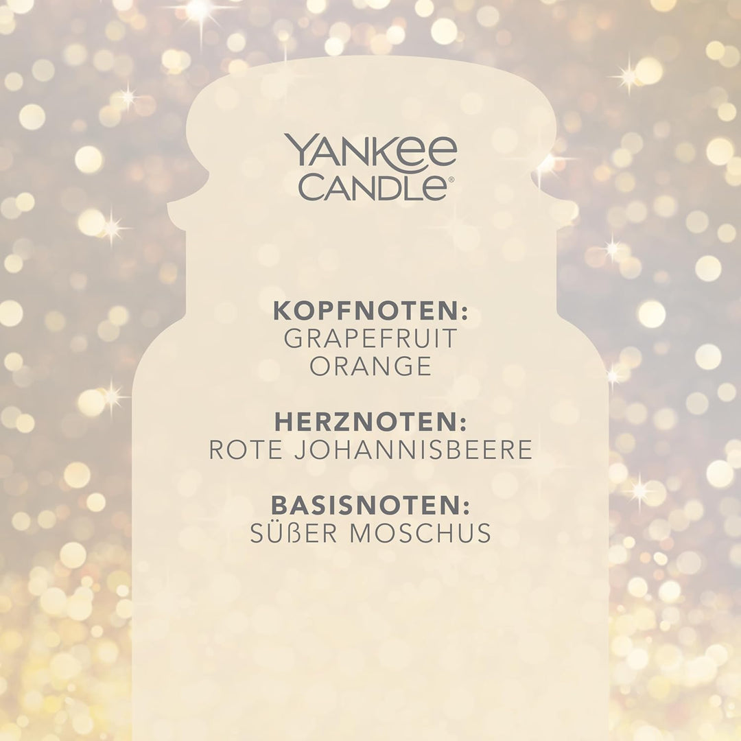 Yankee Candle Duftkerze im Glas (Grosse Kerze im Glas) | All is Bright | Brenndauer bis zu 150 Stund