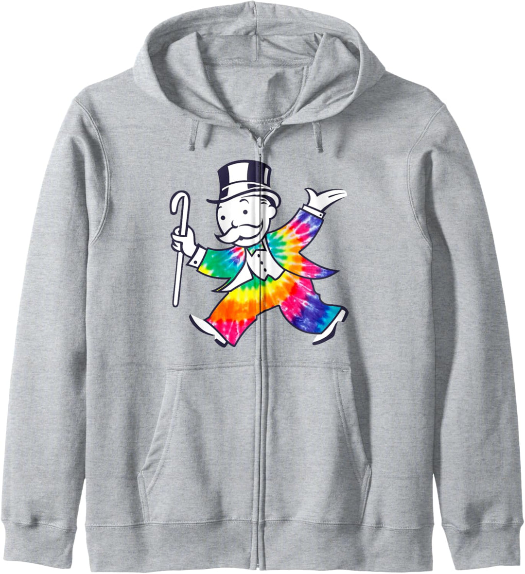 Monopoly 85 Years Rich Uncle Pennybags Tie Dye Suit Kapuzenjacke