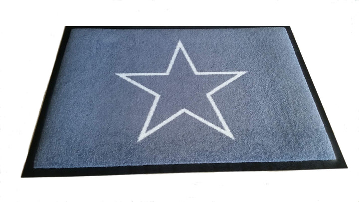 HOGACA Luxus-Fussmatte Läufer 60x40cm, schwere Premiumqualität 650gr. „Made in Germany“, in dunkelgr
