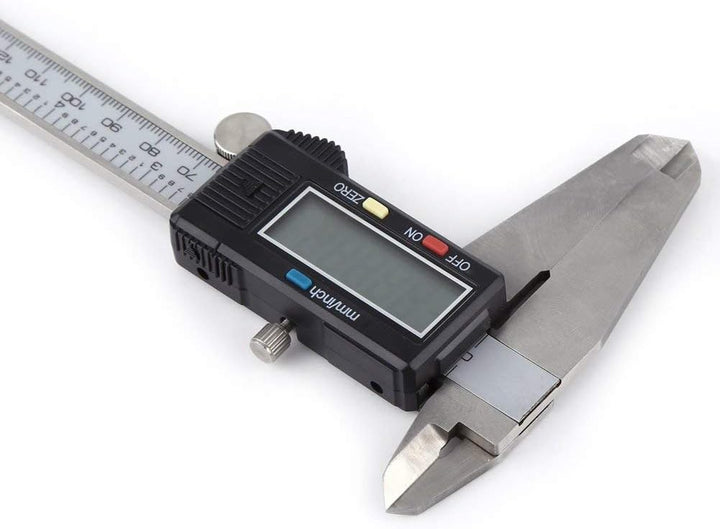 300mm Digital Messschieber Zoll/Bruchstücke/Millimeter Umwandlung 0-12 Zoll Schieblehre Edelstahl Kö