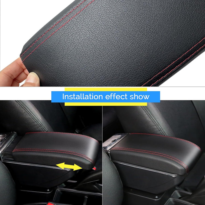 für Berlingo 2010 - 2020 Armlehne Mittelkonsole Aufbewahrungsbox Drehbar Mit Getränkehalter Doppelsc