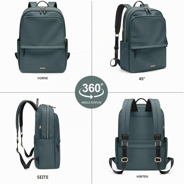 GOLF SUPAGS Laptop Rucksack für Damen Casual Daypack für Arbeit Reisen College Schulrucksack Handtas