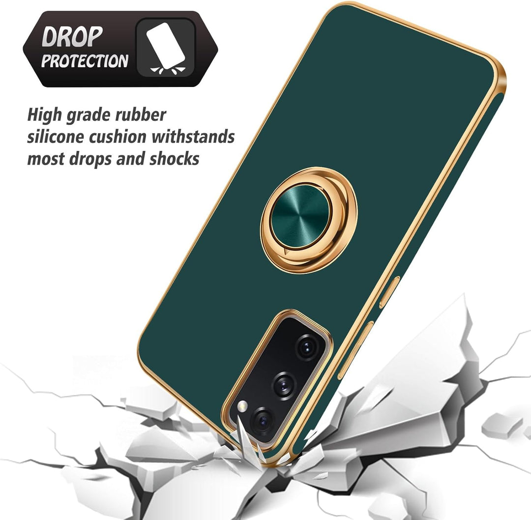 Samsung Galaxy S20 FE Hülle, Galaxy S20 FE Handyhülle Slim weiche TPU Silikon Case Cover mit 360 Gra