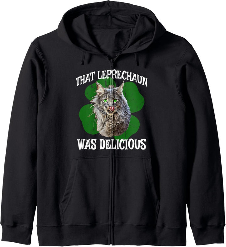 Funny Leprechaun Cat St. Patrick's Day Cat Kapuzenjacke