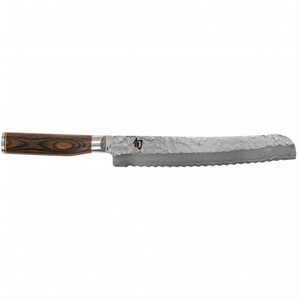 KAI Shun Premier Tim Mälzer japanisches Brotmesser 23 cm Klingenlänge - VG-MAX Kern 61 HRC, 32 Lagen