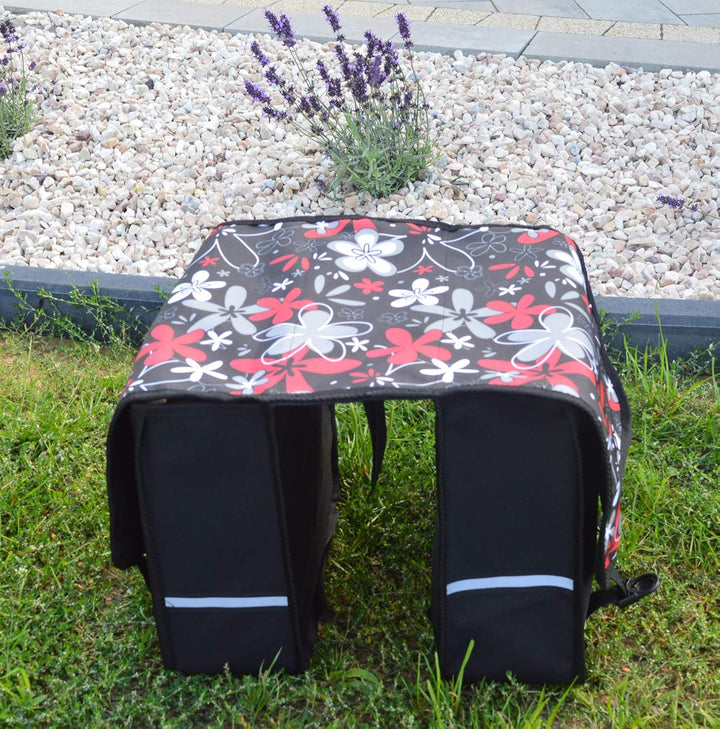 Beluko FAHRRADTASCHE 26" 28" Erwachsene Satteltasche Gepäckträgetasche Doppel 2x15l / Einzelne 1x15l