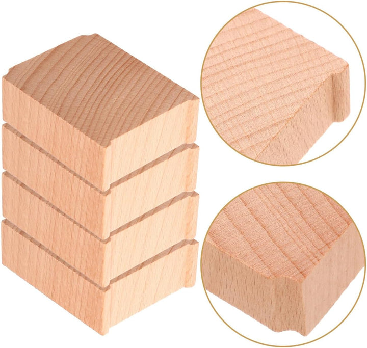 ibasenice Holz Zug Brückenstützen Set 6 Stück Eisenbahn Zubehör Für Kinder Spielzeug Kompatibel Mit