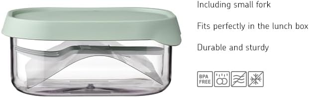 Mepal - Obstbox Take a Break - Obstbox zum Mitnehmen für frisches Obst - Box mit kleiner Obstgabel -