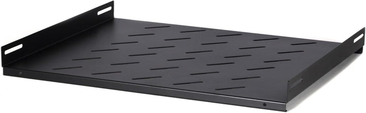DSIT 19 Zoll Fachboden für 600mm Tiefe schwenkbare Wandschränke - 1 HE - Schwarz - Traglast 20 kg 60