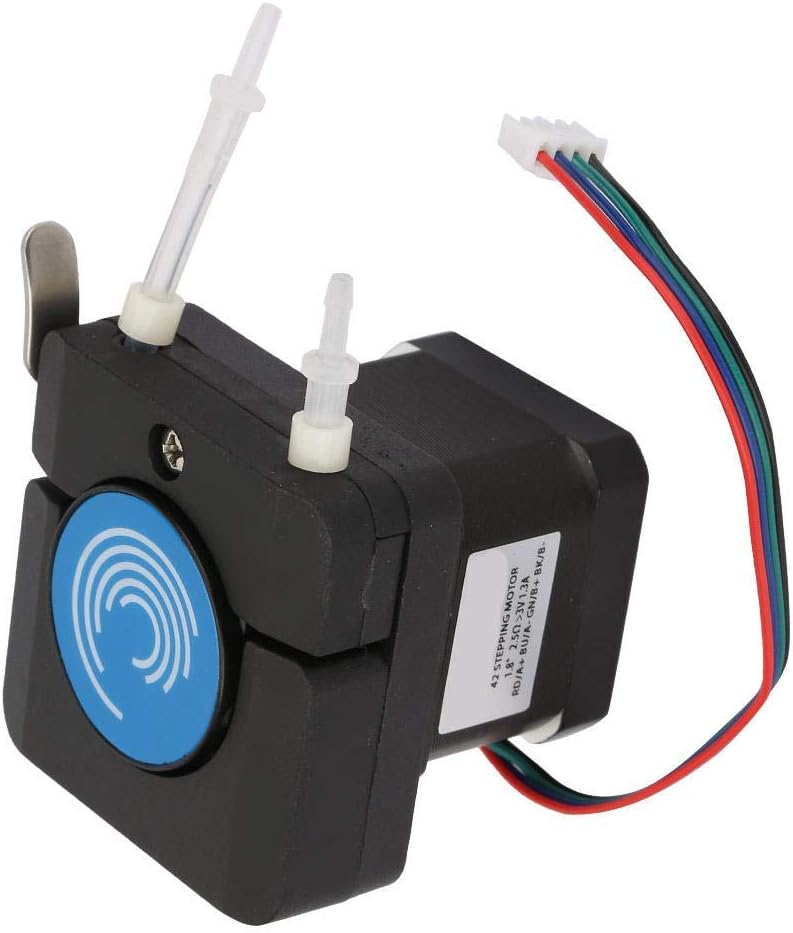 Keenso Mikro Peristaltische Pumpe Kit, 12-24V Grosser Fluss Mini Peristaltikpumpe Anti -Korrosion pe