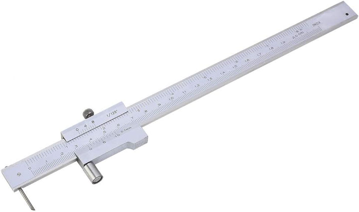 Fafeicy 0~200 mm Messschieber, Messschieber aus Edelstahl Parallel gekreuzter Messschieber Mikromete