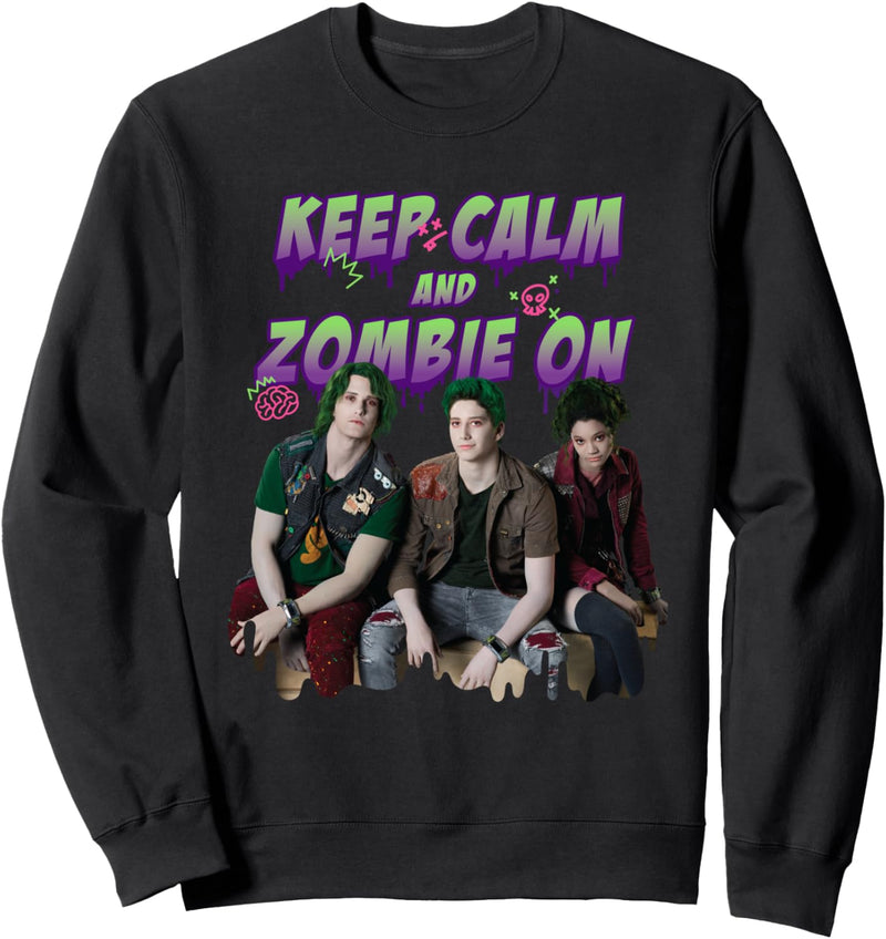 Disney Channel Zombies 2 Keep Calm and Zombie On Sweatshirt